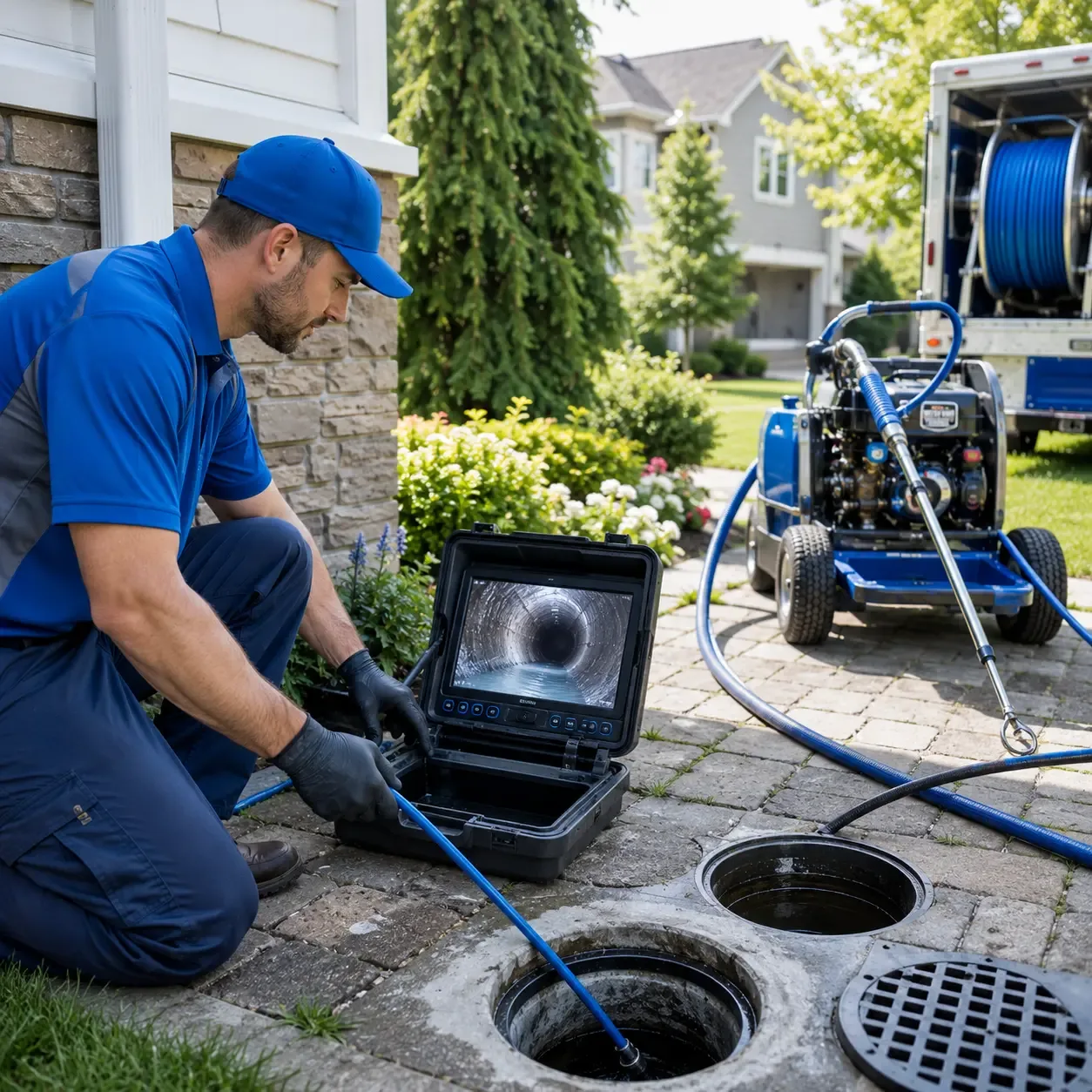 Outdoor drain cleaning professionals serving Warsaw, IN